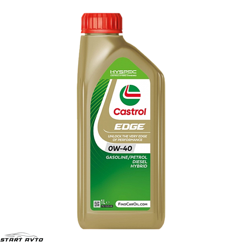 МАСЛО CASTROL EDGE 0W-40 - 1 ЛИТЪР