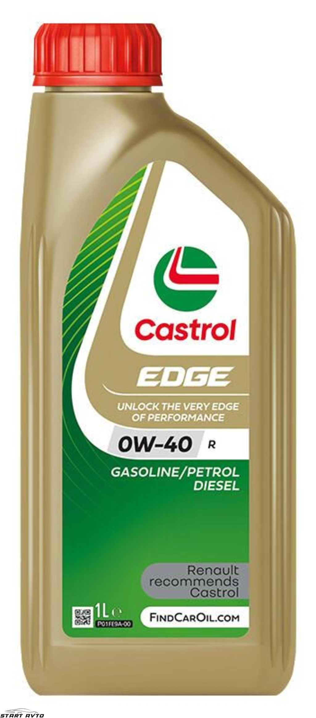МАСЛО CASTROL EDGE 0W-40 R - 1 ЛИТРА