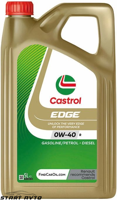 МАСЛО CASTROL EDGE 0W-40 R - 5 ЛИТРА