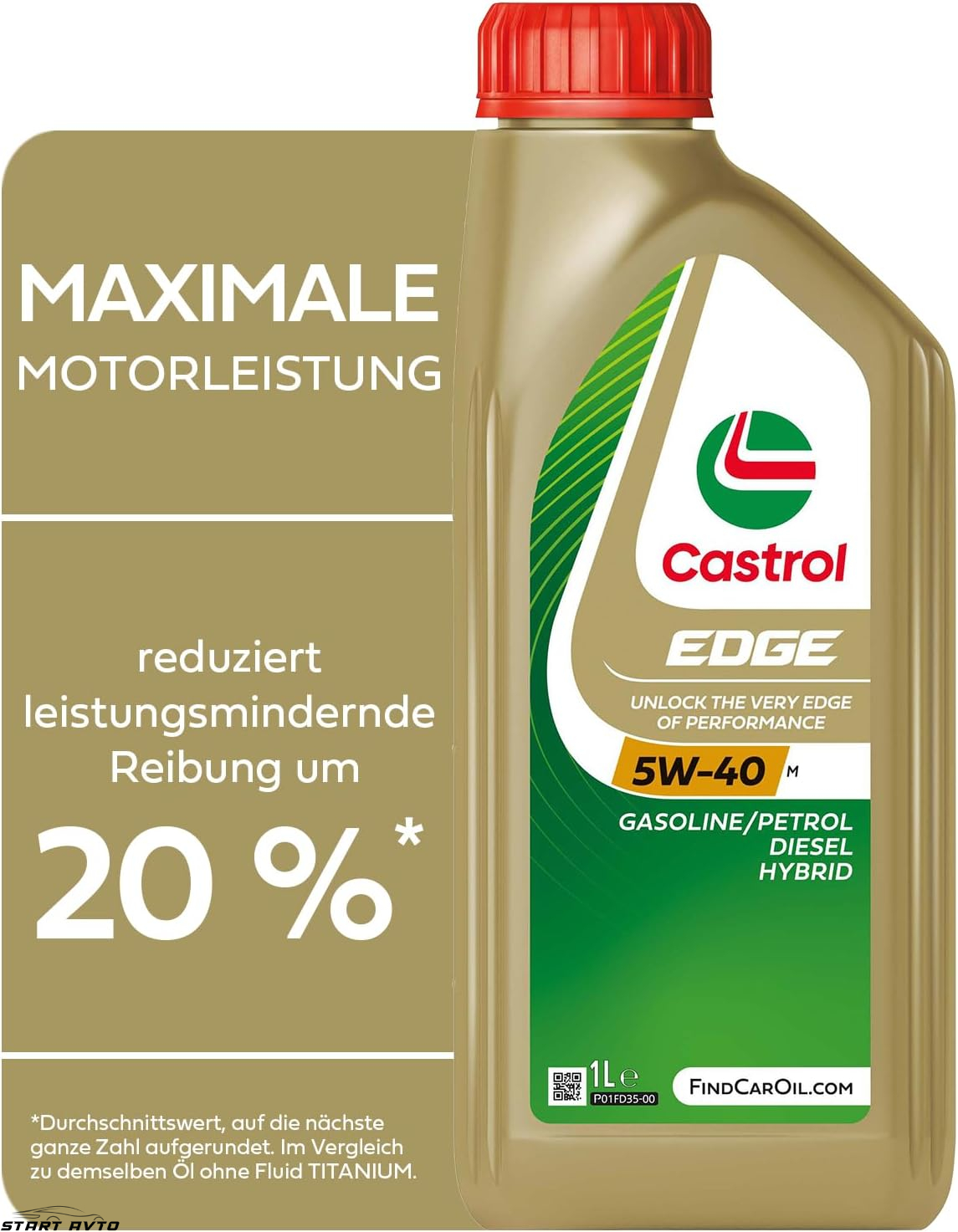 МАСЛО CASTROL EDGE 5W-40 M - 1 ЛИТЪР