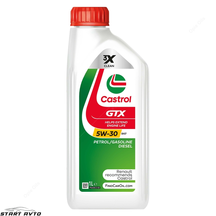 МАСЛО CASTROL GTX 5W-30 RN17 - 1 ЛИТЪР