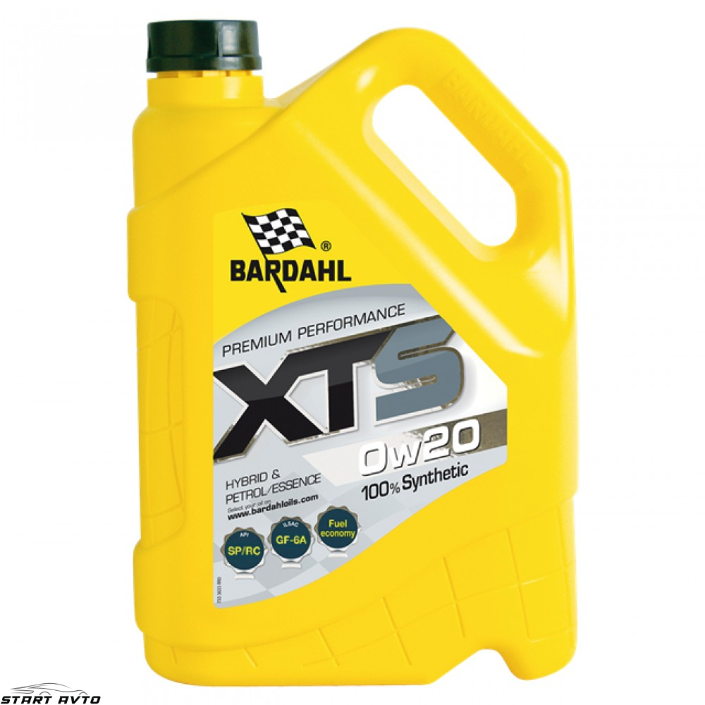 МАСЛО BARDAHL XTS 0W20 - 5 ЛИТРА