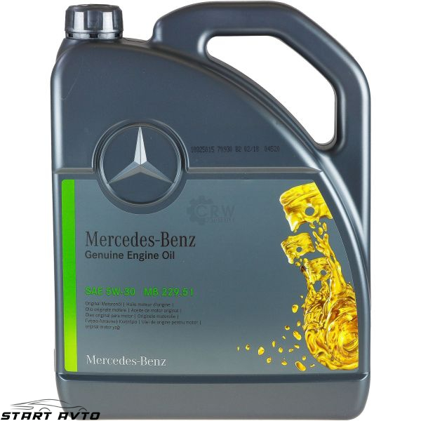 МАСЛО MERCEDES-BENZ 5W30 229.51 - 5 ЛИТРА