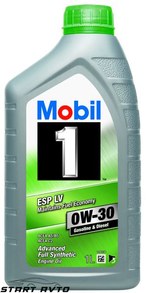 МАСЛО MOBIL 1 ESP LV 0W30 - 1 ЛИТЪР