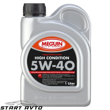 МАСЛО MEGUIN High Condition 5W-40 - 1 ЛИТЪР