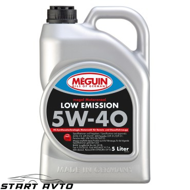 МАСЛО MEGUIN Low Emission 5W40 - 5 ЛИТРА